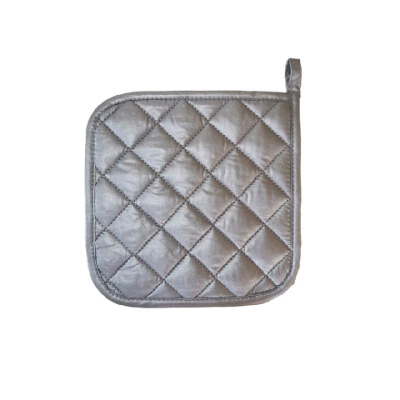 Omcan 81180 (81180) Pot Holder 8" X 8" Silver Coated Cotton Fabric (12 Pack)