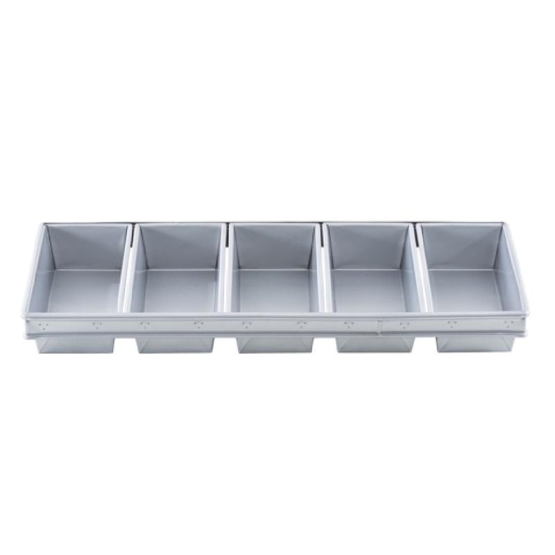 Tablecraft 12490 Bread Pan 6-loaf Strapped 25.75" X 6" X 2.25"