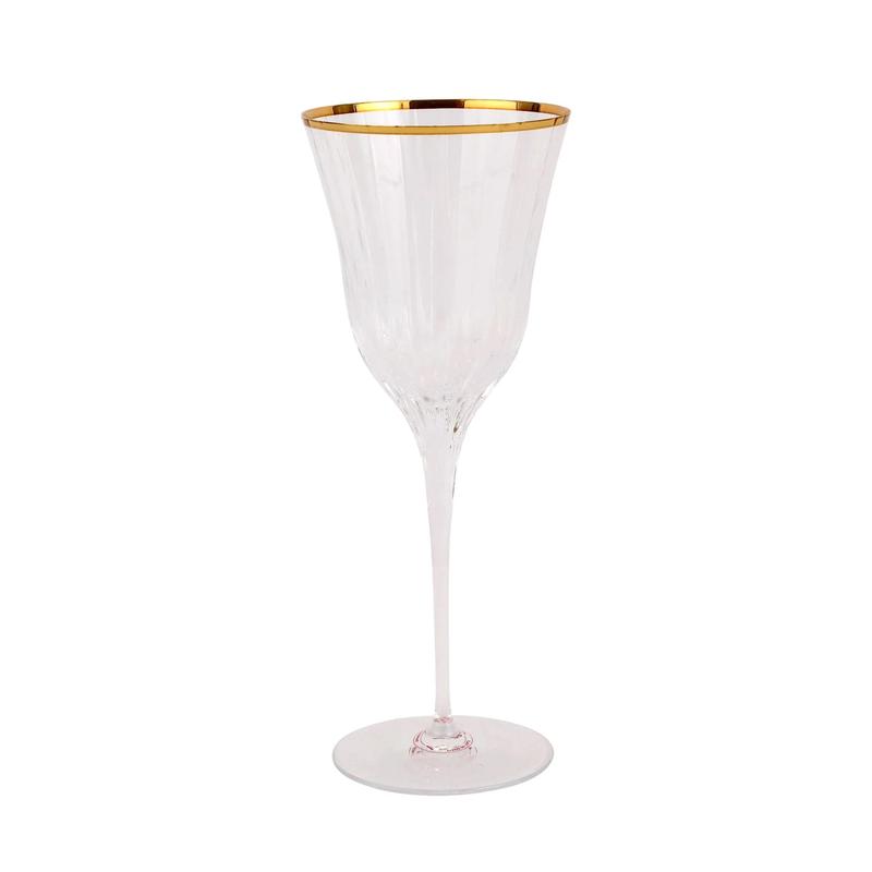 Natalia Gold Wine Glass Set of 2