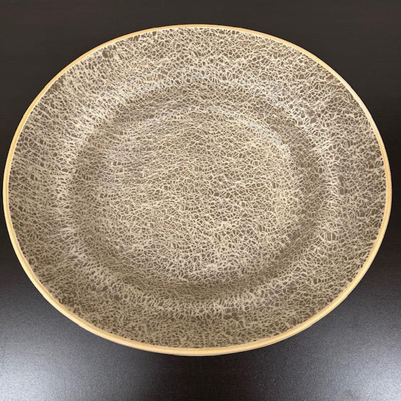 Tiered Punch Bowl Crackle Mocha