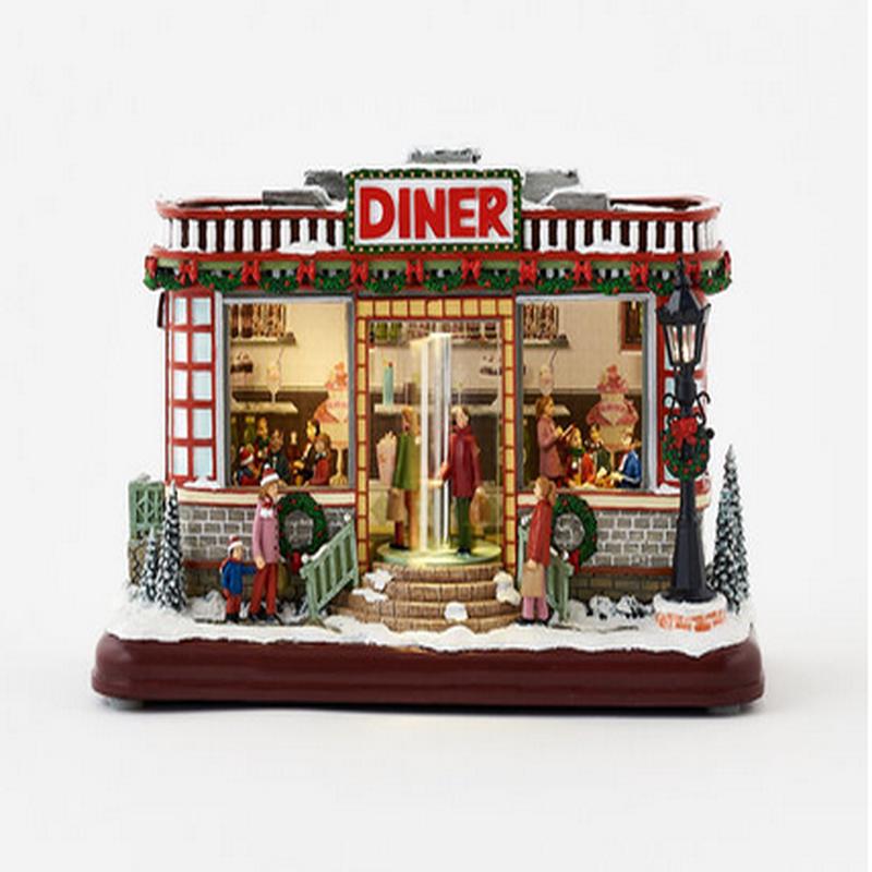 Animated Diner w/ Lights and Music