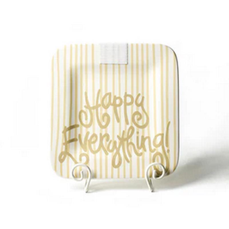 Neutral Skinny Stripe Happy Everything 9.25 Mini Platter