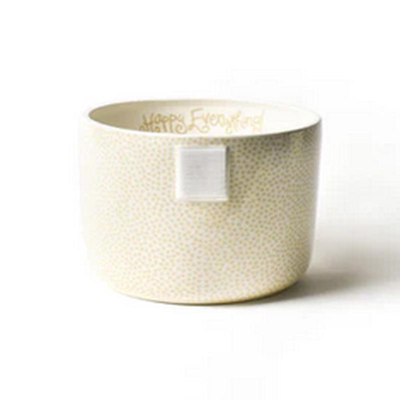 Neutral Small Dot Happy Everything Big Bowl