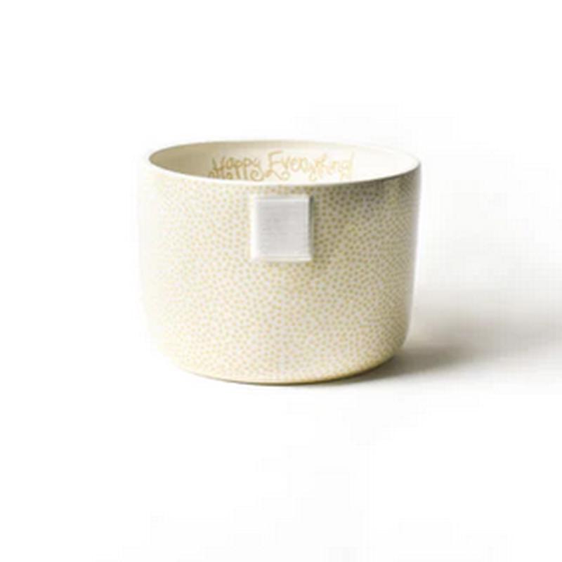 Neutral Small Dot Happy Everything Mini Bowl