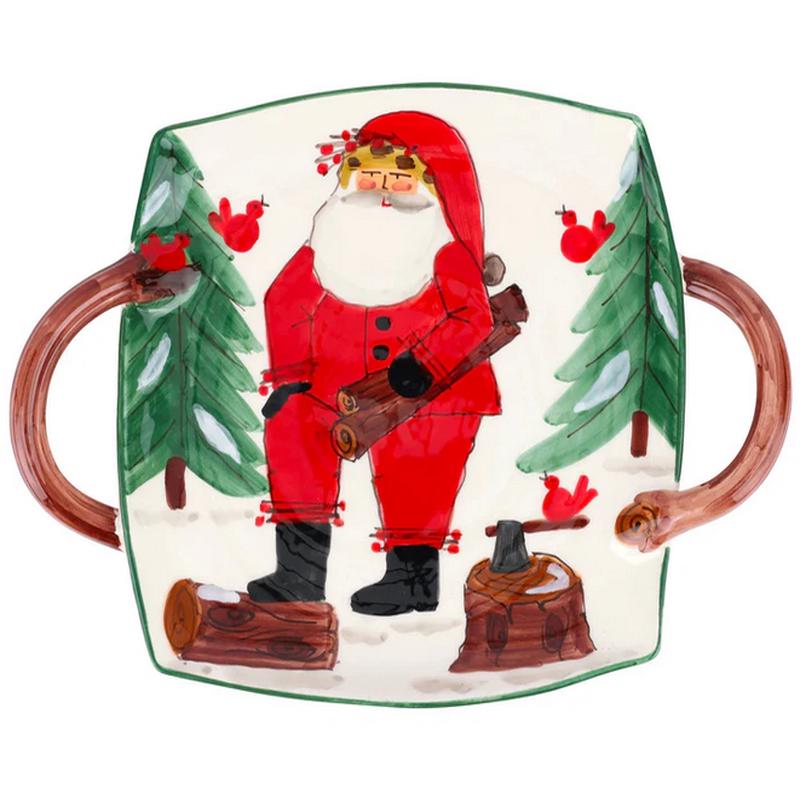 OSN Small Handled Square Platter