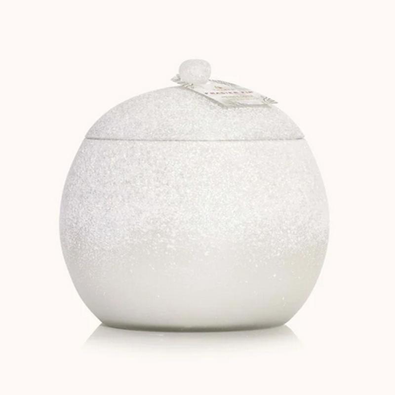 Fraiser Fir Novelty Statement Candle Flocked Collection