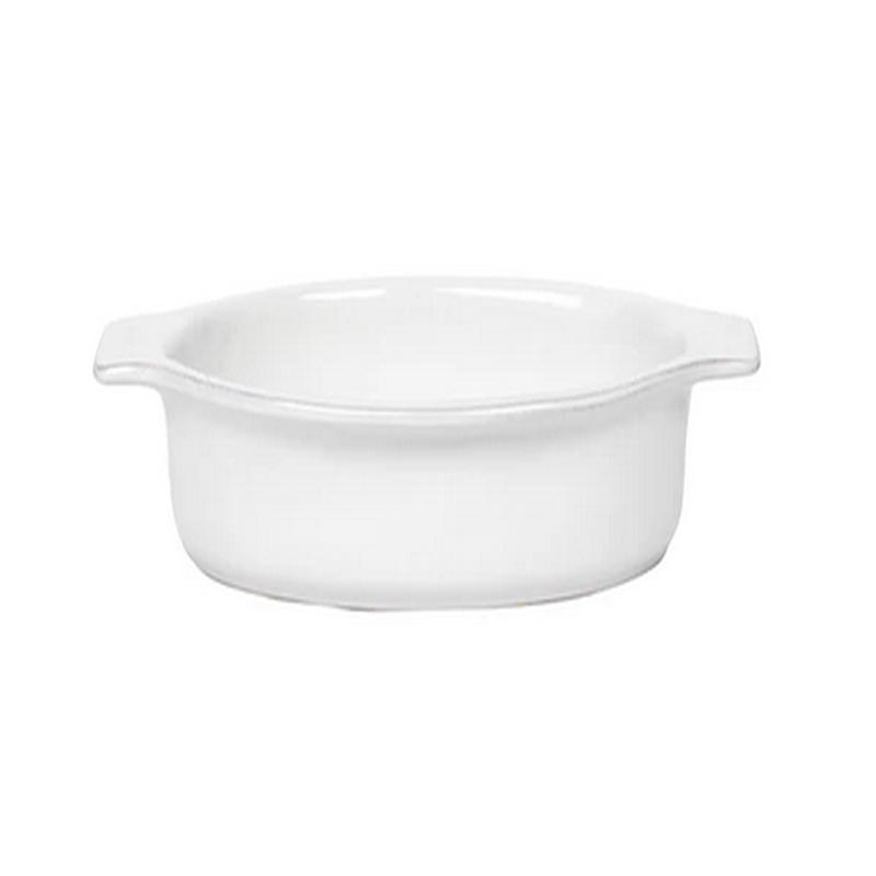 Puro 12" Medium Oval Baker - Whitewash