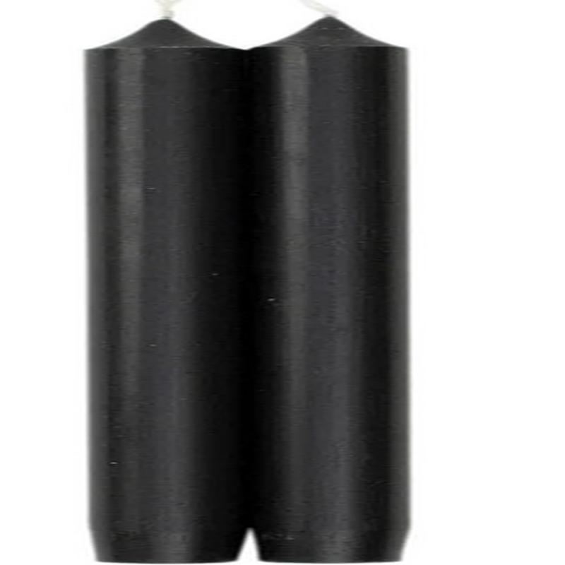 10 Inch Dripless Crown Candle-Black