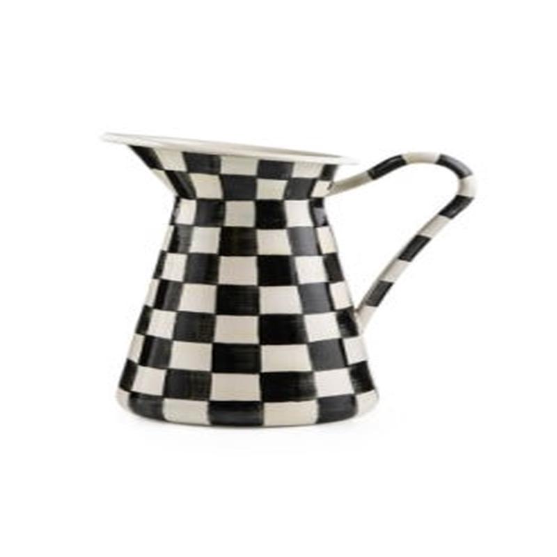 Courtly Check Enamel Practical Pitcher- Large
