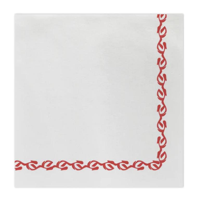 Papersoft Napkins Florentine Red Dinner Napkins