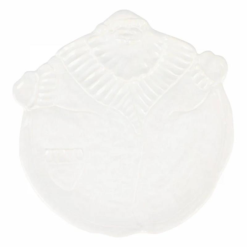 Pietra Natale Figural Santa Platter