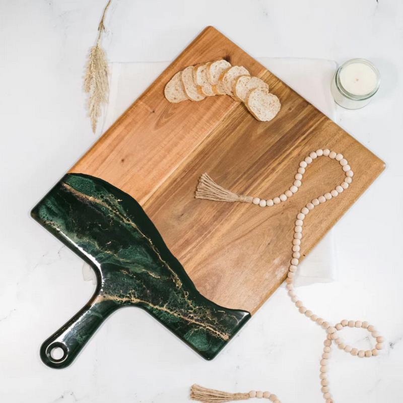 XL Acacia Cheese Board Jade