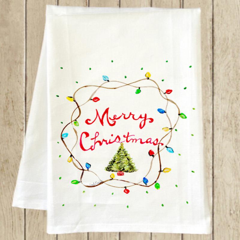 Christmas is Coming Cotton Cloth Towel