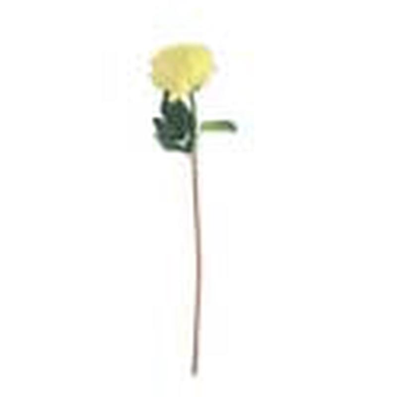 Yellow Real Touch Peony 20 inch