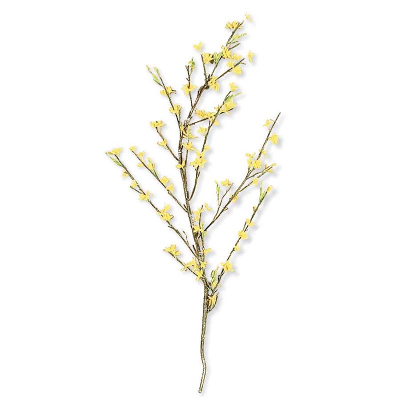 Yellow Forsythia Stem 38"