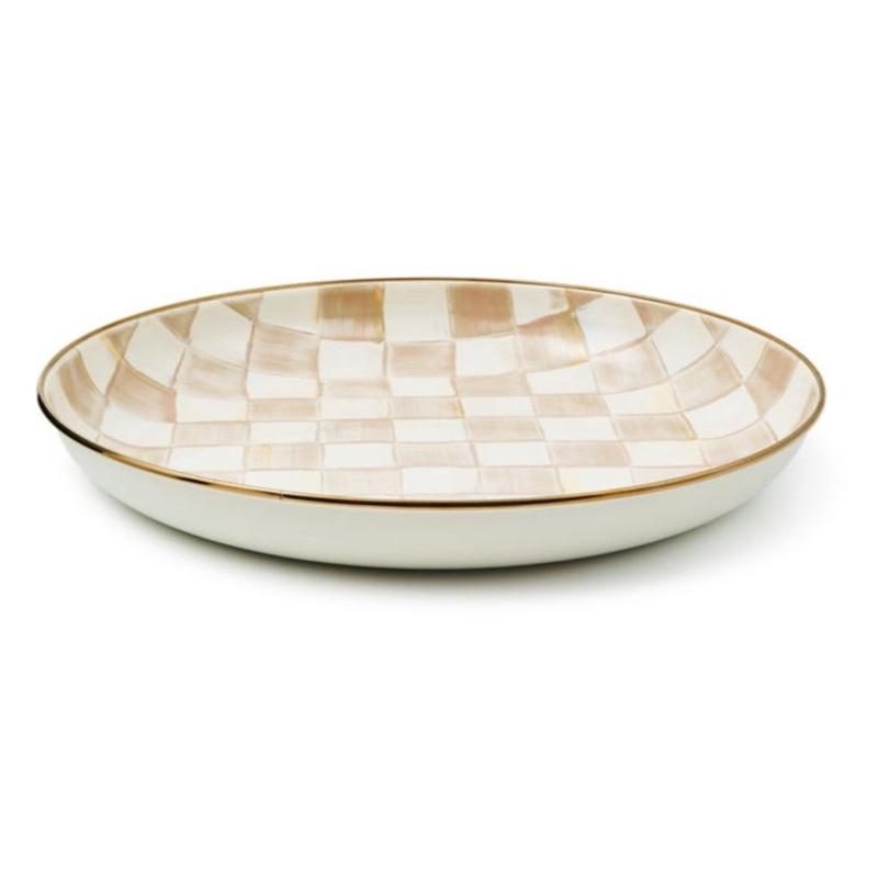 Mocha Check Abundant Bowl