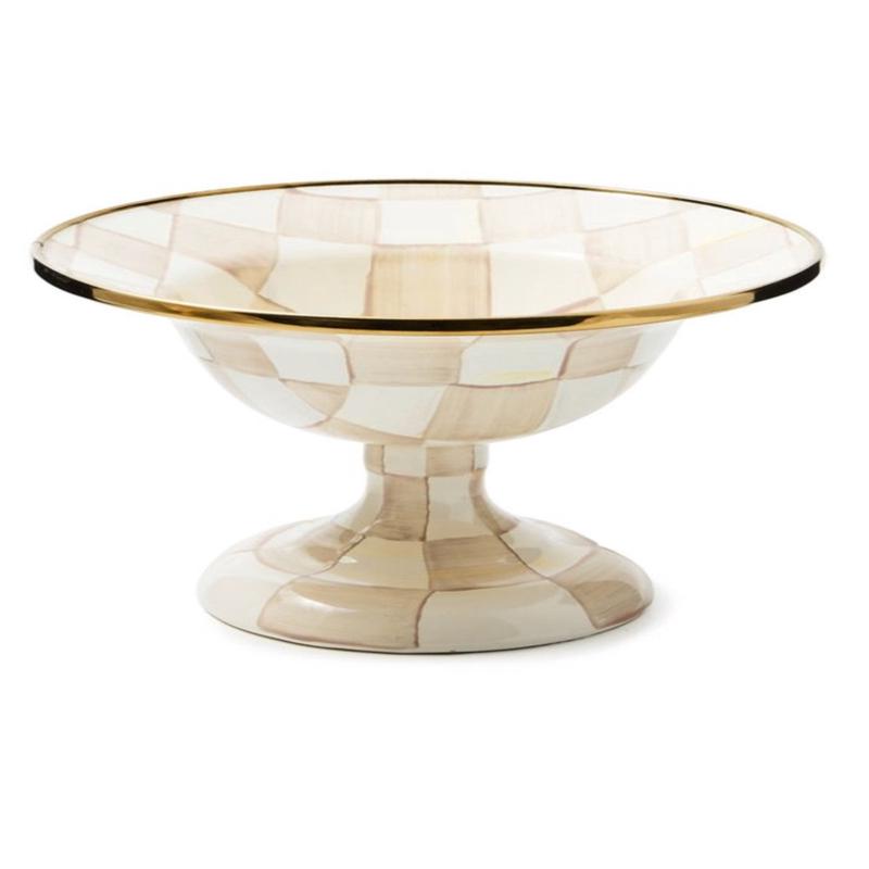 Mocha Check Compote Small