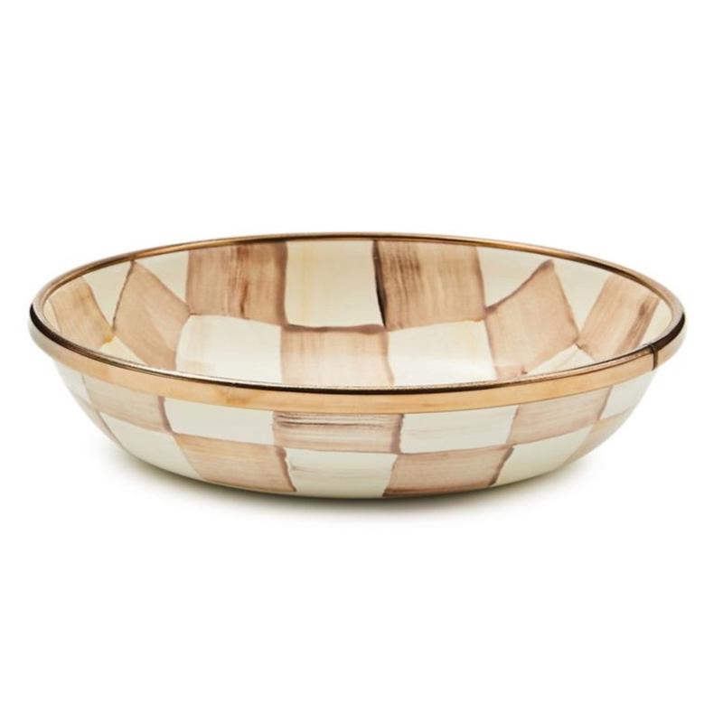 Mocha Check Relish Dish