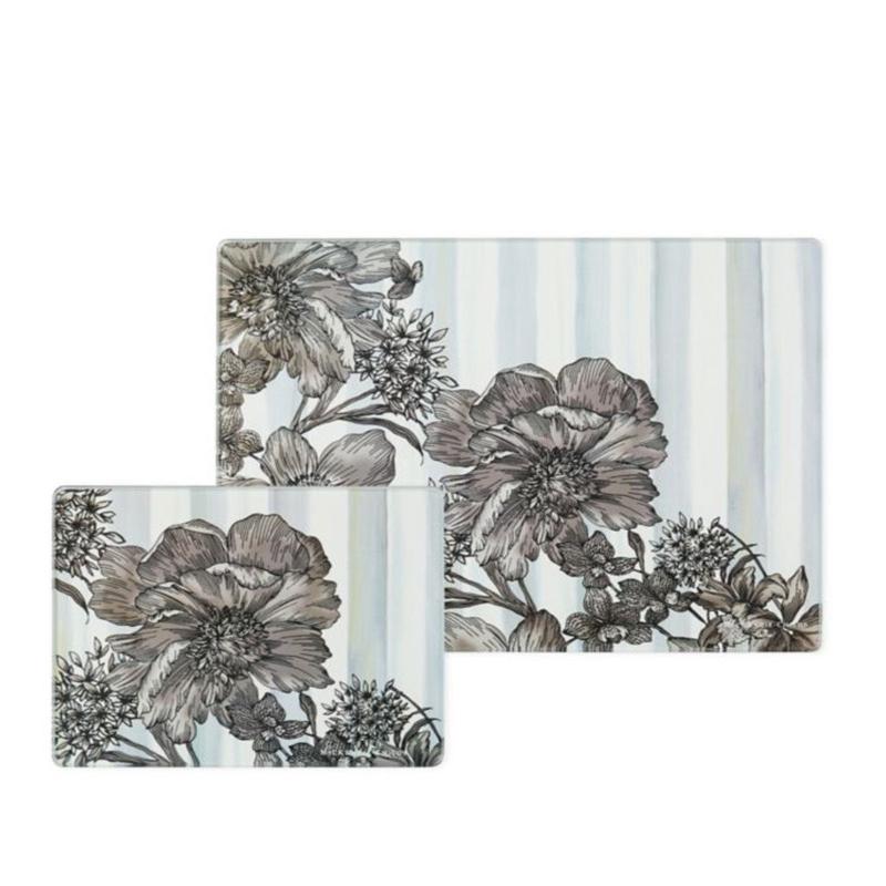 Sterling English Garden Glass Cutting Board set of 2