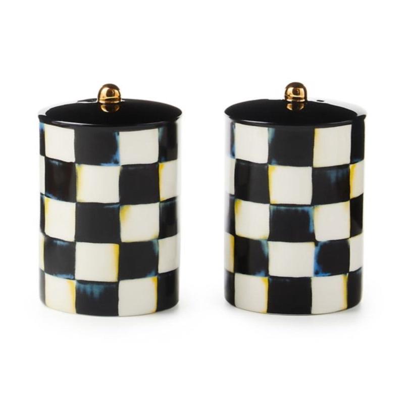 Courtly Check Farmhouse Salt/Pepper Set