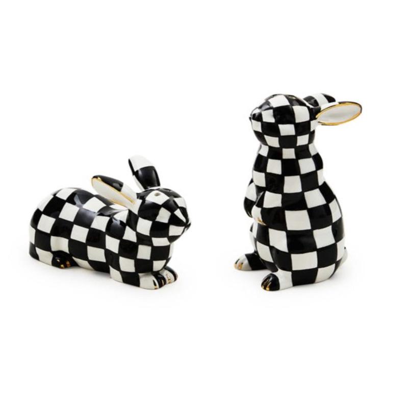 Courtly Bunny Salt & Pepper Set
