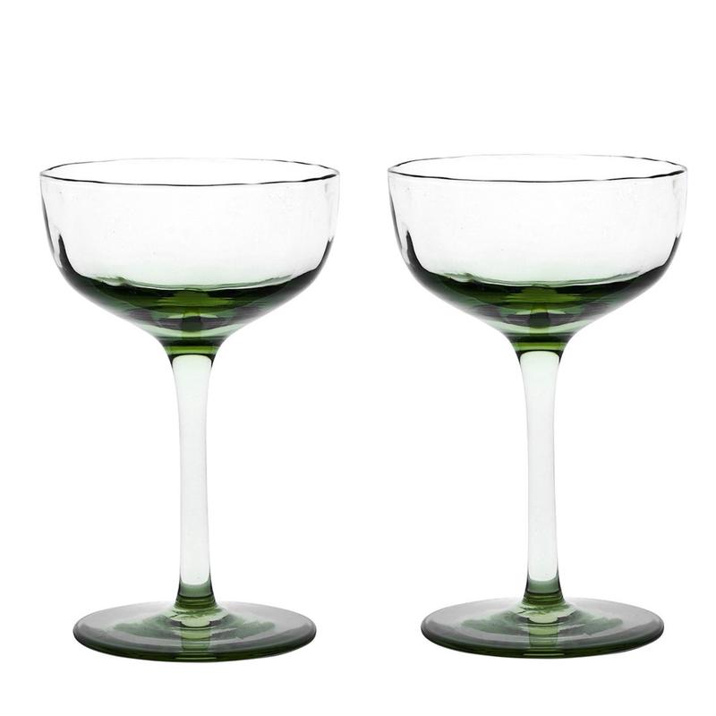 Puro Cocktail Coupe Set of 2 Basil