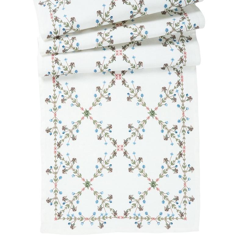 Villa Seville Table Runner Chambray