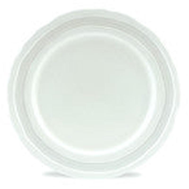 Como White Salad Plate