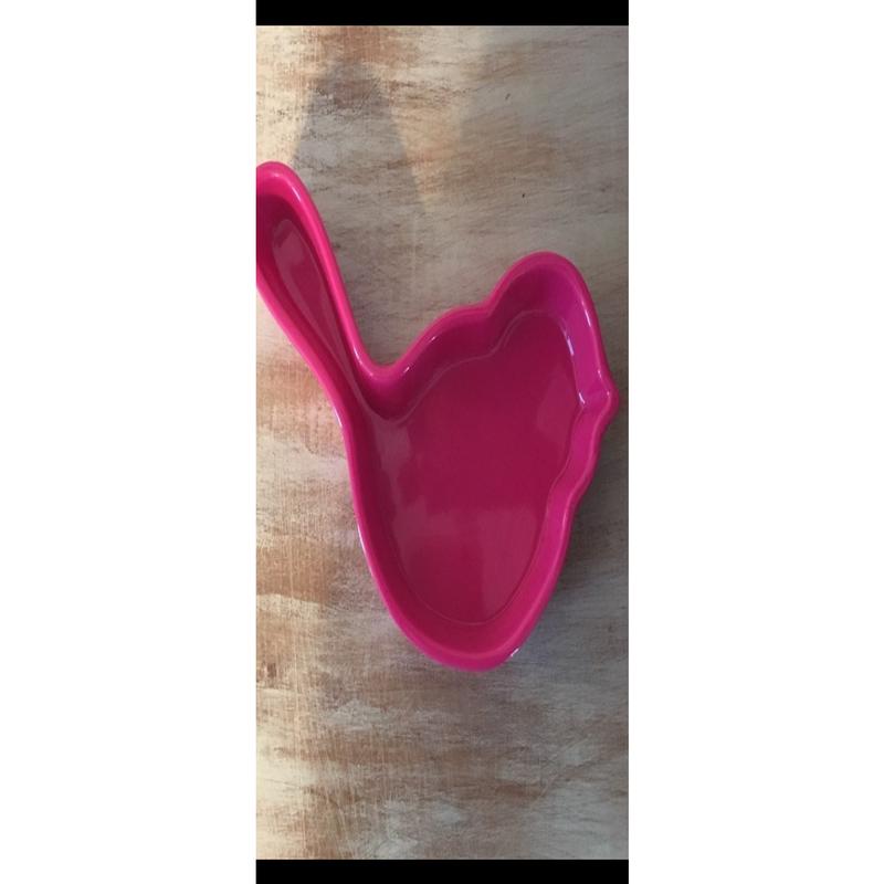 Limited Edition Melamine Pink Bird Dish