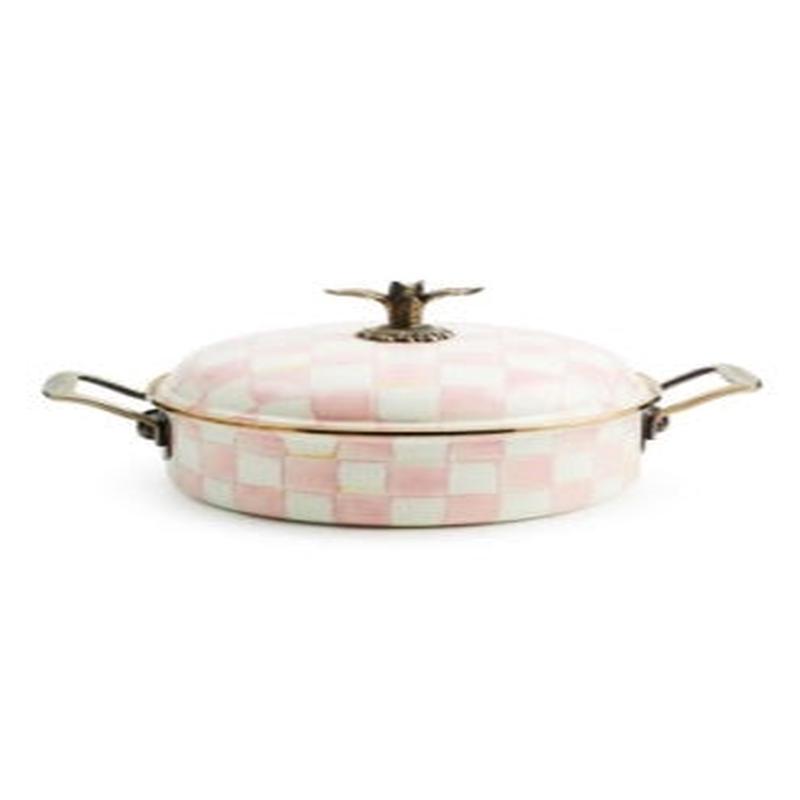 Rosy Check 5 Qt. Casserole
