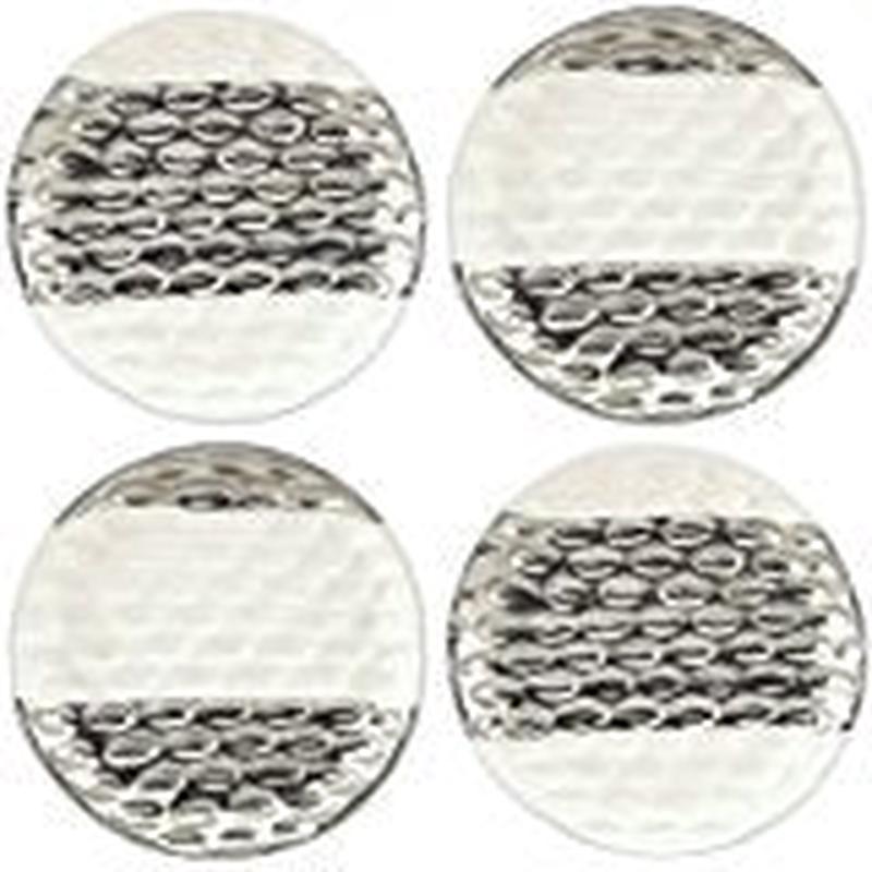 Truro Canape Plates S/4 -Platinum