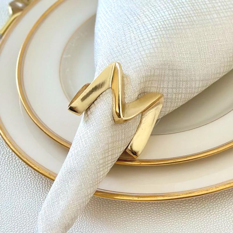 Crown Napkin Ring Set of 4