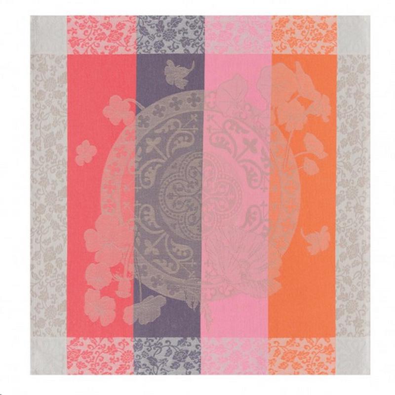 LJF Fleur Gourmandes Napkin Beige Set of 8