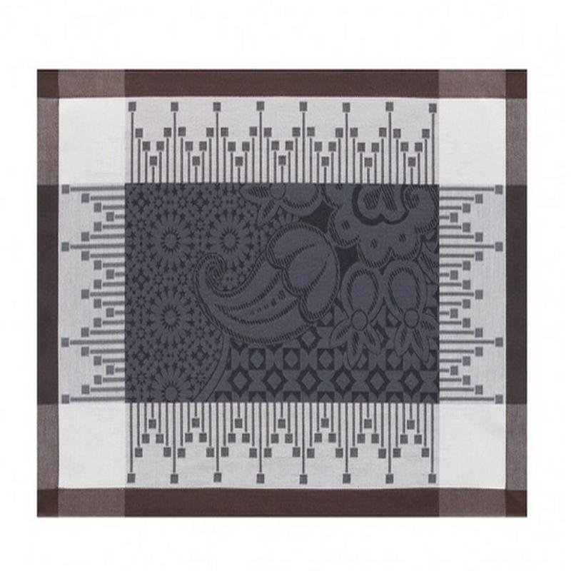 LJF Palais Persan Charcoal Placemat Set of 8