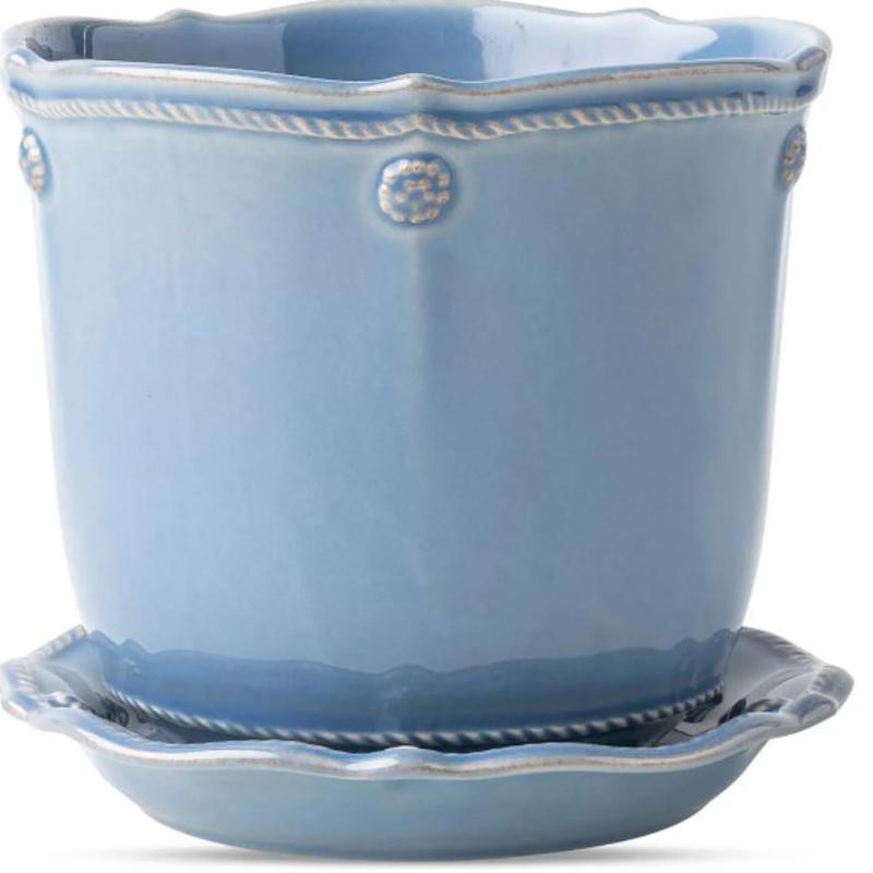 Berry & Thread Chambray Planter 5.25"