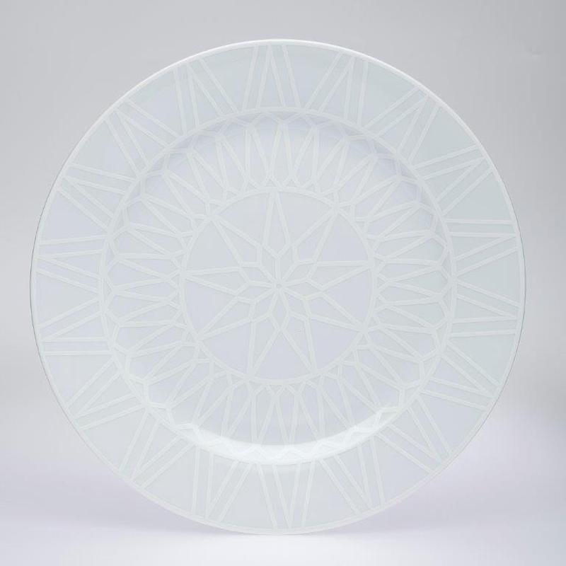 White Star Charger Plate