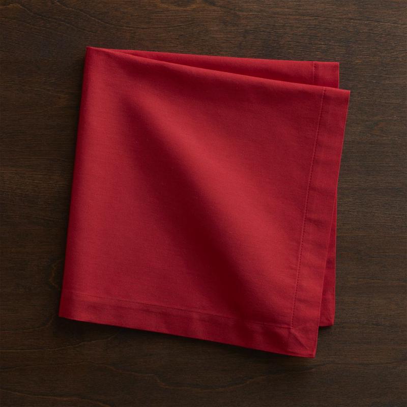 Fete Napkin Cherry Red