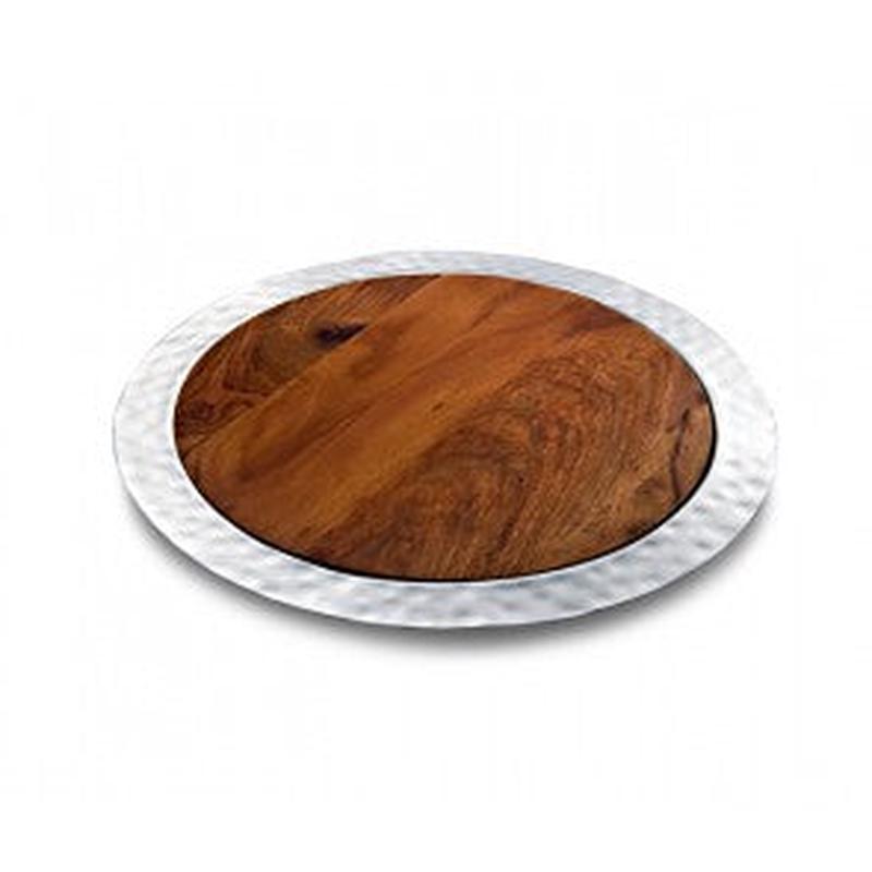 Mary Jurek Sierra Round Tray w/Rosewood Insert 17"