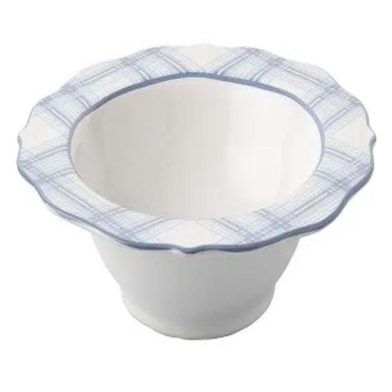 Tartan Chambray Serving Bowl