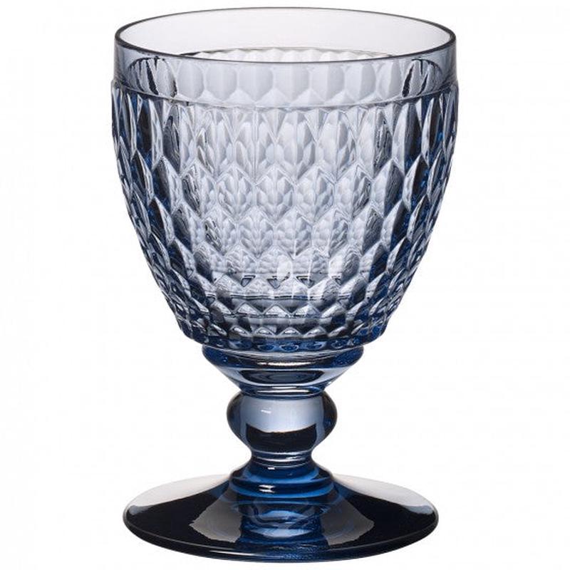 Boston Coloured Goblet Blue
