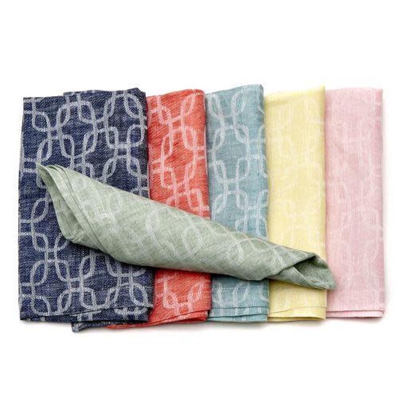 DR Napkin Trellis Aqua Set of 4