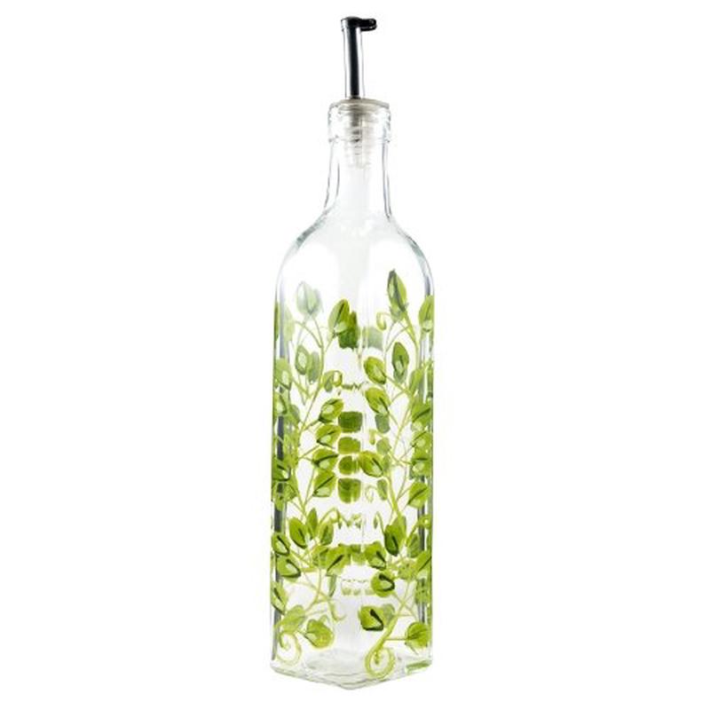 Olive Glass Cruet