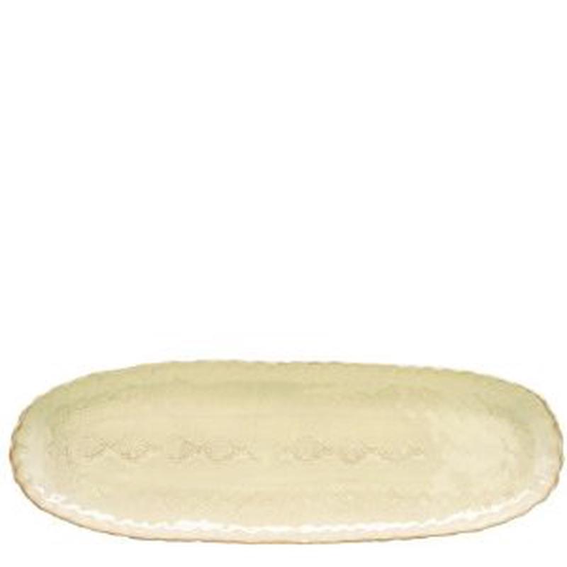Buttercream Ovl Narrow Platter