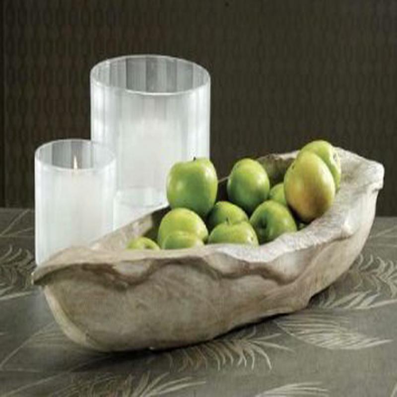 Natural Wood Dessert Bowl