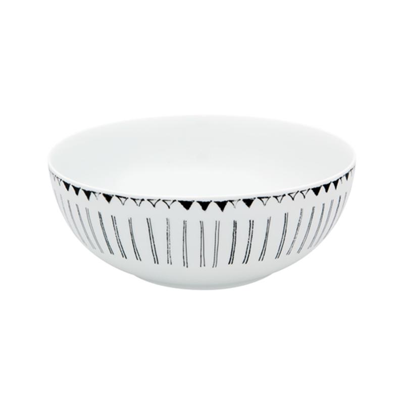 Nero Salad Bowl & Oval Serving Platter