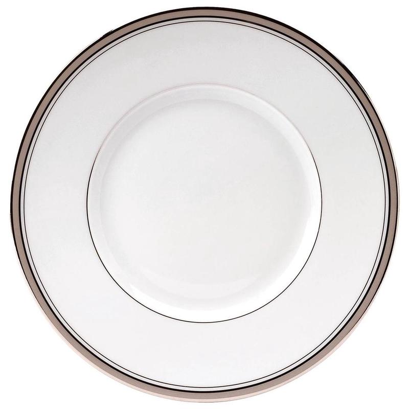 Excellence Grey Salad/Dessert Plate Set of 2