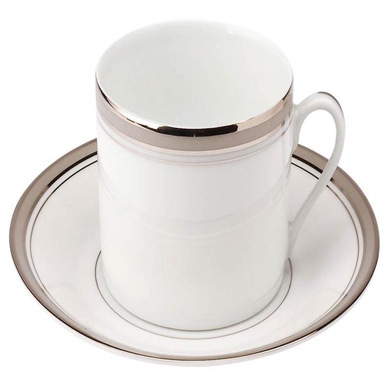 Excellence Grey Tea Saucer Set of 2