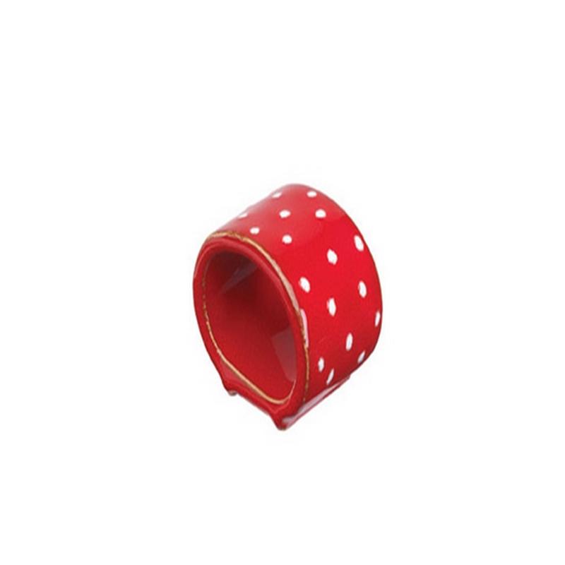 Rosso Vecchio Dot Napkin Ring