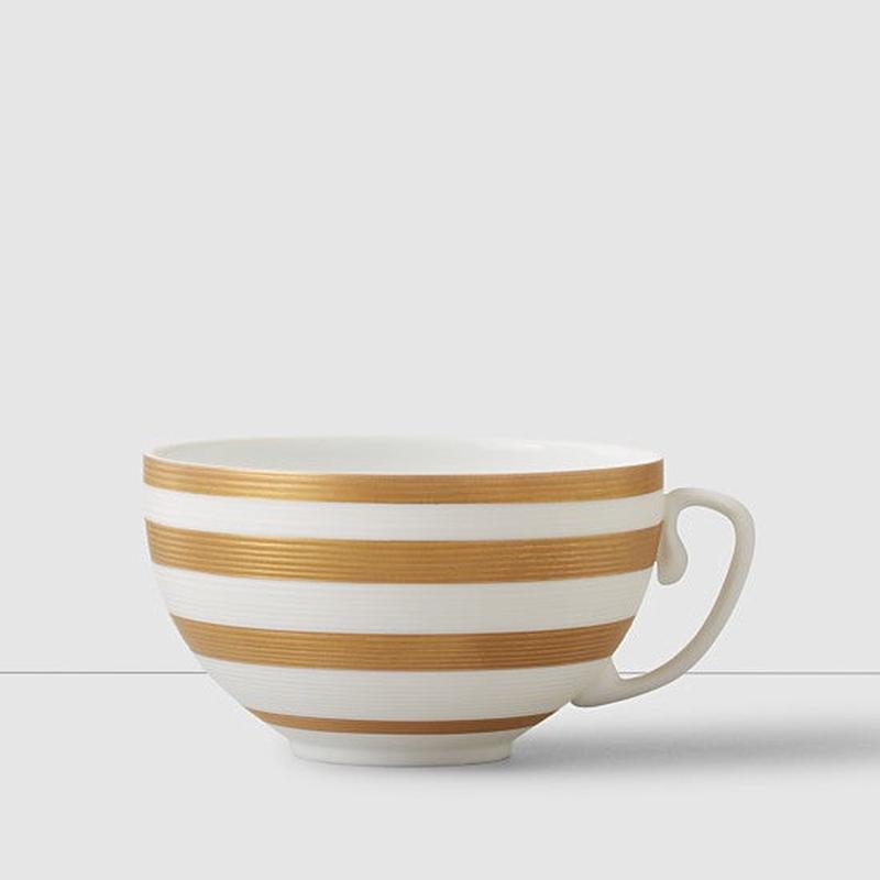 Hemisphere Gold Stripe Tea Cup