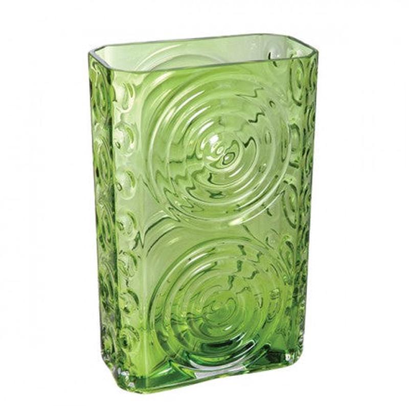 Echo Rectangular Lime Vase